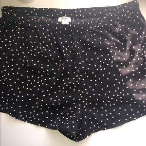 Polka dot shorts